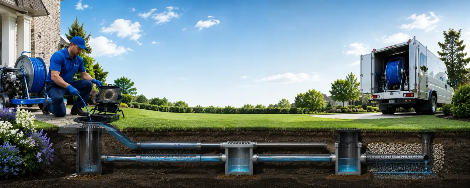 Outdoor drain cleaning information for Powell, OH